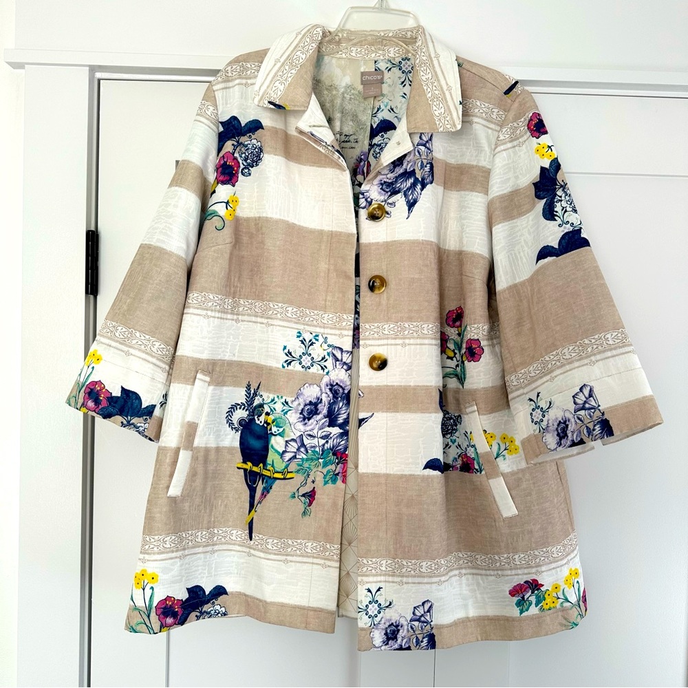 Like New! Chico’s Dress Coat Size 16-18